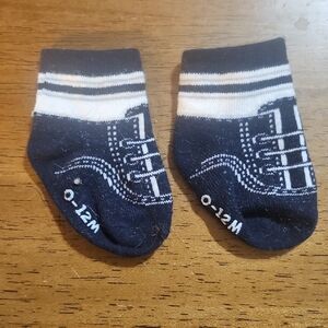 Baby Striped Navy Socks